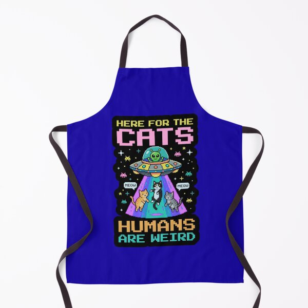Item preview, Here For The Cats Humans Are Weird   designed and sold by WoodburyLake.