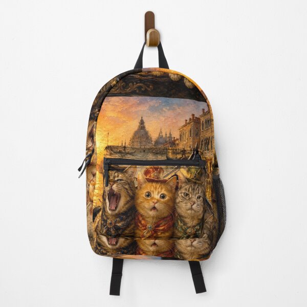 Item preview, Carnival in Venice: Three Cats in a Gondola at Sunset designed and sold by Natalia-Vlad.