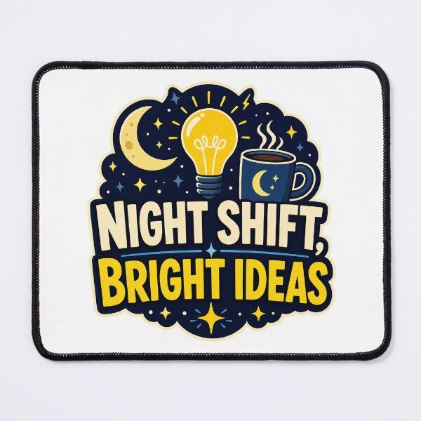 Item preview, Night Shift Bright Ideas designed and sold by Tatsed.