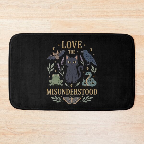 Item preview, Love the Misunderstood Creatures of Dark Cottagecore Nights designed and sold by FreshVibe Prints.