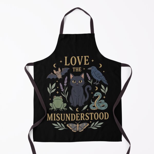 Item preview, Love the Misunderstood Creatures of Dark Cottagecore Nights designed and sold by FreshVibe Prints.