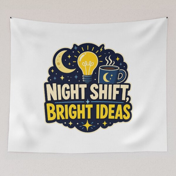 Item preview, Night Shift Bright Ideas designed and sold by Tatsed.