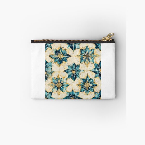 Item preview, Islamic Geometric Star Pattern Blue Gold Moroccan Tile Art designed and sold by Aditya Andri Purnama.