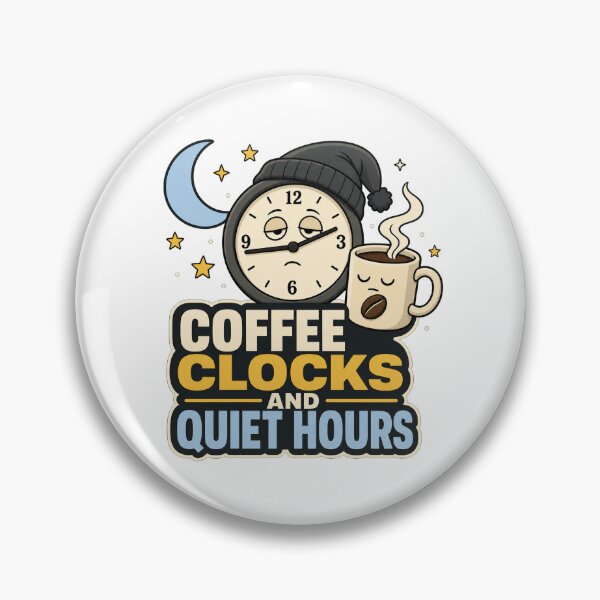 Item preview, Coffee Clocks Quiet Hours designed and sold by Tatsed.