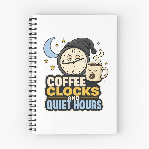 Item preview, Coffee Clocks Quiet Hours designed and sold by Tatsed.