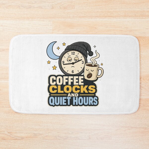 Item preview, Coffee Clocks Quiet Hours designed and sold by Tatsed.