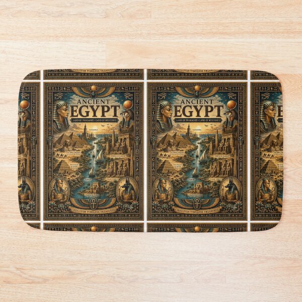 Item preview, Ancient Egypt Vintage Travel Poster | Pharaohs, Pyramids & Nile Wall Art | Egyptian History Decor designed and sold by Art Wave Studio.