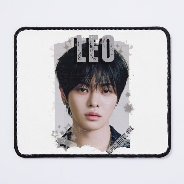 Item preview, ALPHA DRIVE ONEe (ALD1) Leo Global KPOP Boy Group Black and White Collage Digital Art Portrait designed and sold by AJUNICE STUDIO.
