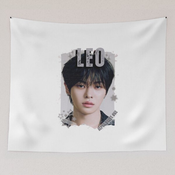 Item preview, ALPHA DRIVE ONEe (ALD1) Leo Global KPOP Boy Group Black and White Collage Digital Art Portrait designed and sold by AJUNICE STUDIO.