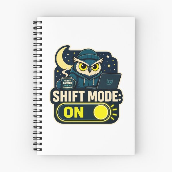 Item preview, Night Shift Mode On designed and sold by Tatsed.