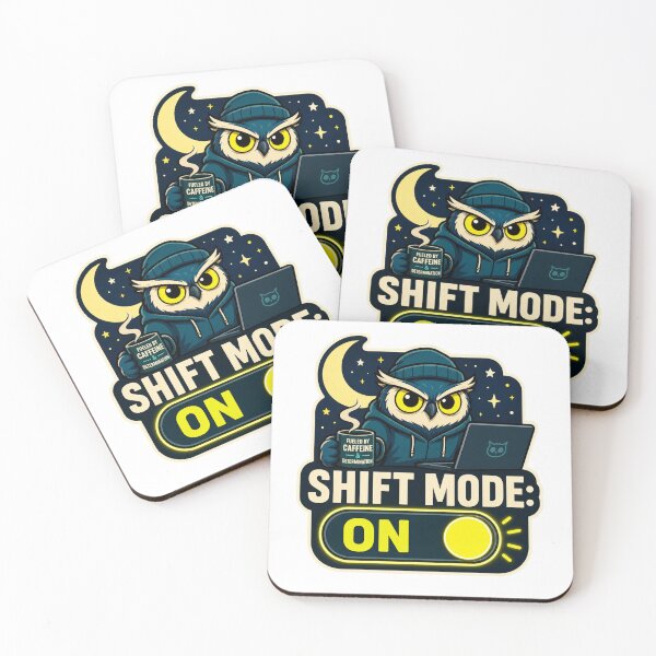 Item preview, Night Shift Mode On designed and sold by Tatsed.