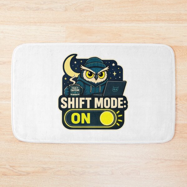 Item preview, Night Shift Mode On designed and sold by Tatsed.