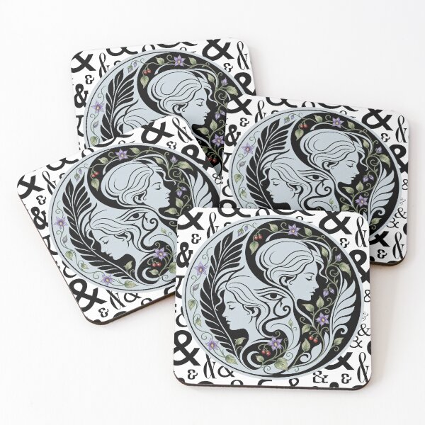 Item preview, Ampersand Ying Yang Bittersweet Nightshade Witchy Design designed and sold by zptees.