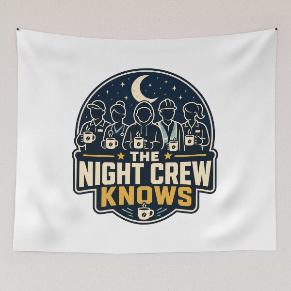Item preview, The Night Crew Knows designed and sold by Tatsed.