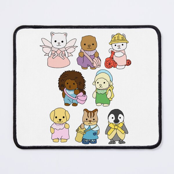 Item preview, sylvanian Calico Gang - Cute Animal Trinkets Collection designed and sold by aziza-doodles.
