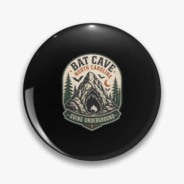Item preview, Bat Cave North Carolina Vintage Appalachian Travel Souvenir designed and sold by HROC.