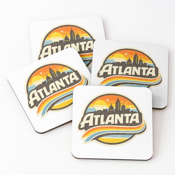 Item preview, Atlanta Vintage Skyline designed and sold by CampAndCoast.
