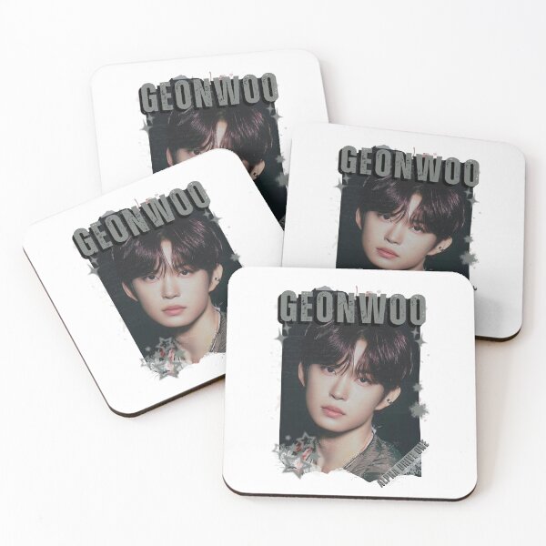 Item preview, ALPHA DRIVE ONEe (ALD1) Geonwoo Global KPOP Boy Group Black and White Collage Digital Art Portrait designed and sold by AJUNICE STUDIO.