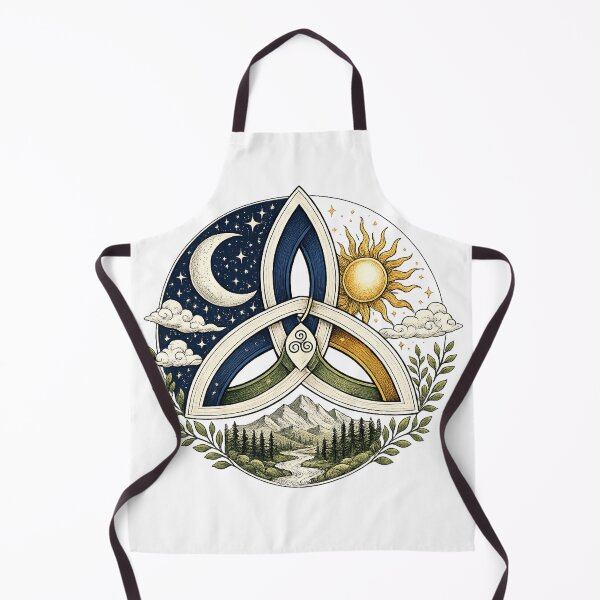 Item preview, Trinity Knot - Celtic Day and Night Nature Illustration designed and sold by Starz30.