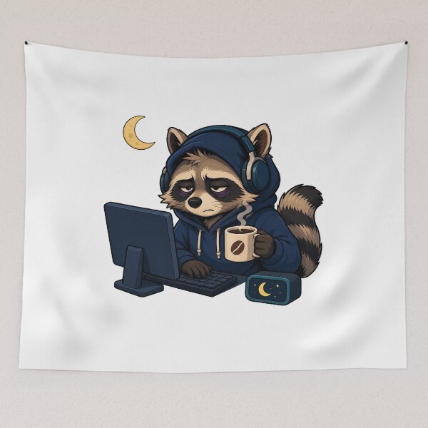 Item preview, Sleepy Night Shift Worker designed and sold by Tatsed.