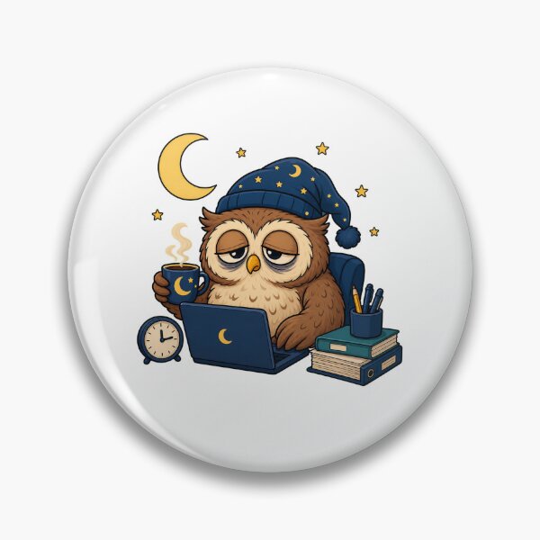 Item preview, Night Owl Shift Worker designed and sold by Tatsed.