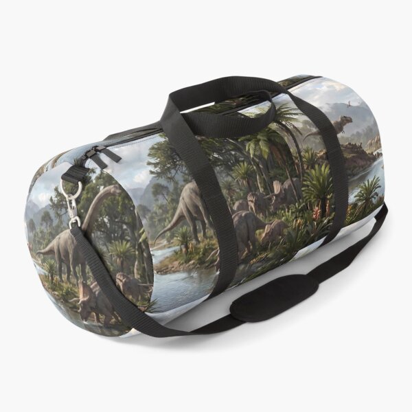 Item preview, Black Tyrannosaurus Rex Dinosaur World Jurassic Landscape Art designed and sold by ART ATTACK ZONE.