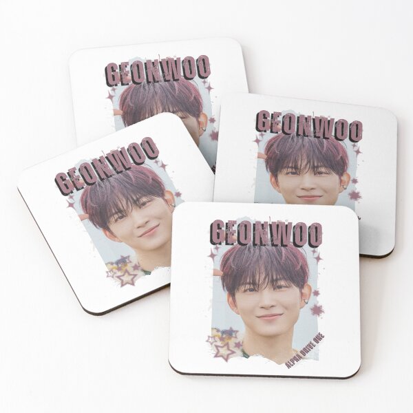Item preview, ALPHA DRIVE ONEe (ALD1) Geonwoo Global KPOP Boy Group Black and White Collage Digital Art Portrait designed and sold by AJUNICE STUDIO.
