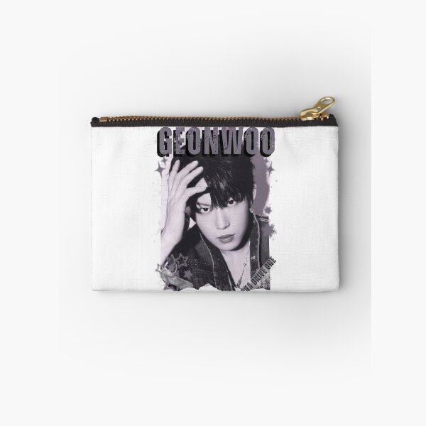 Item preview, ALPHA DRIVE ONEe (ALD1) Geonwoo Global KPOP Boy Group Black and White Collage Digital Art Portrait designed and sold by AJUNICE STUDIO.