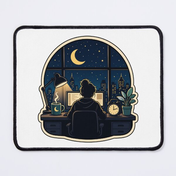 Item preview, Moonlit Night Worker Desk designed and sold by Tatsed.