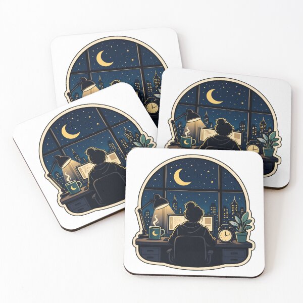 Item preview, Moonlit Night Worker Desk designed and sold by Tatsed.