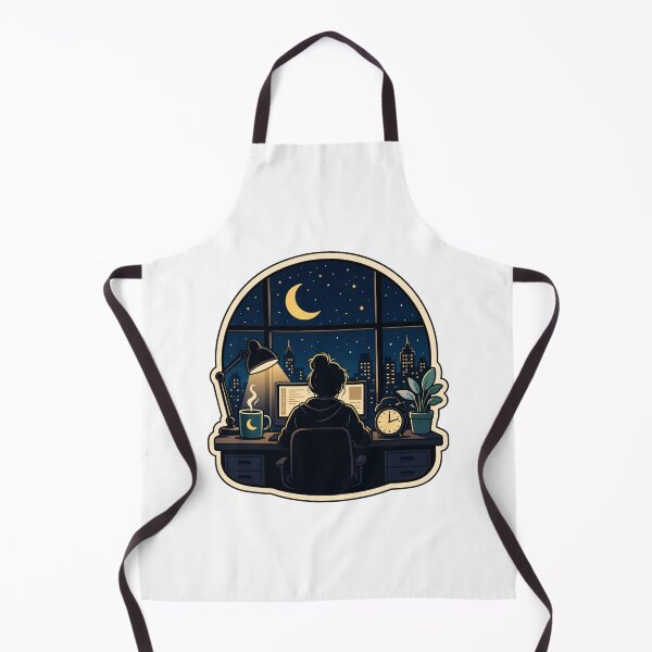 Item preview, Moonlit Night Worker Desk designed and sold by Tatsed.