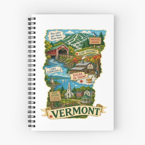 Item preview, Viva Vermont! designed and sold by 5PointsDigital.