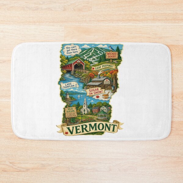 Item preview, Viva Vermont! designed and sold by 5PointsDigital.
