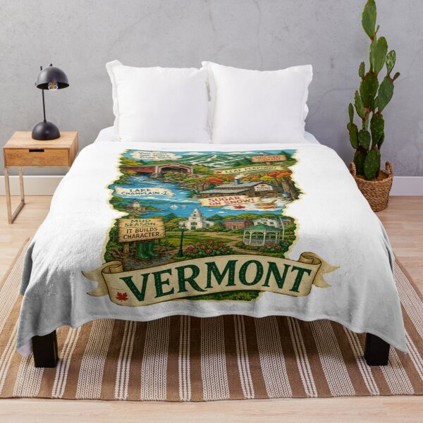 Item preview, Viva Vermont! designed and sold by 5PointsDigital.