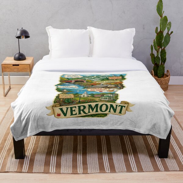 Artikelvorschau, Es lebe Vermont! entworfen und verkauft von 5PointsDigital.