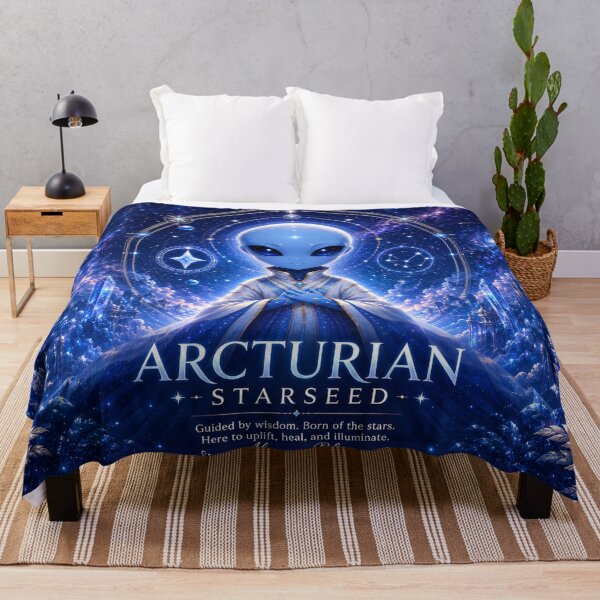 Item preview, Arcturian Starseed – Celestial Guardian designed and sold by Alcyone-Blue.