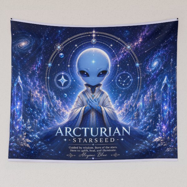 Item preview, Arcturian Starseed – Celestial Guardian designed and sold by Alcyone-Blue.
