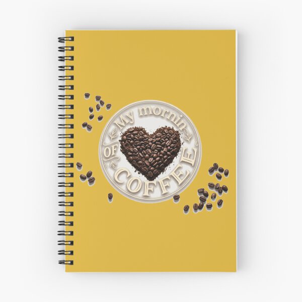 Item preview, My Morning Coffee Bean Art Vintage Heart Coffee Beans designed and sold by Evelashop.