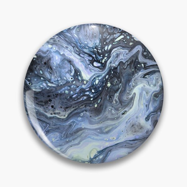 Item preview, Cosmic Abyssal Fluid Art & Dark Marble Texture Design designed and sold by Manga moshi .