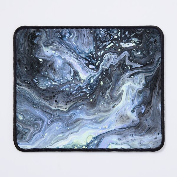 Item preview, Cosmic Abyssal Fluid Art & Dark Marble Texture Design designed and sold by Manga moshi .