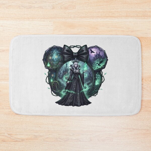 Item preview, Dark Forest Witch Gothic Fantasy Queen Black Magic Moonlit Forest Halloween Art designed and sold by VectorJoy.