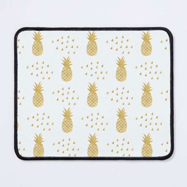Item preview, Gold Pineapple Pattern | Chic Tropical Seamless Print | Minimalist Summer Design designed and sold by SideProjectSoc.