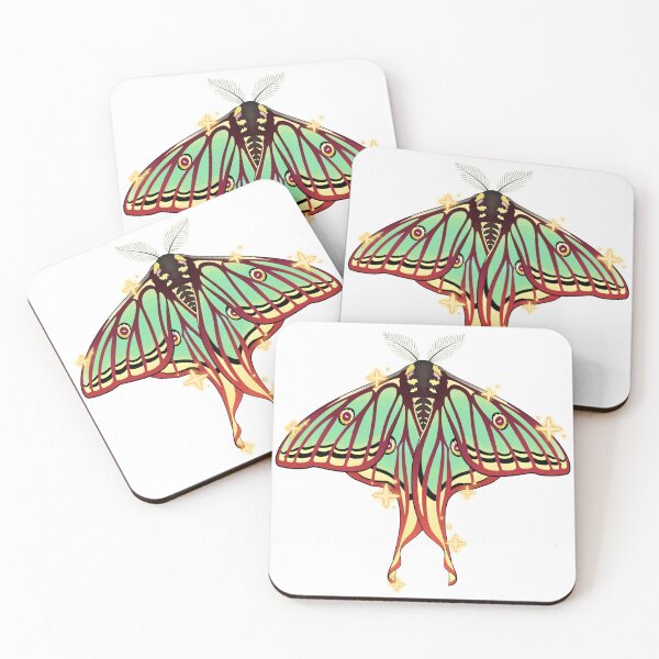 Item preview, Sparkling Spanish Luna Moth designed and sold by Raetic Art.