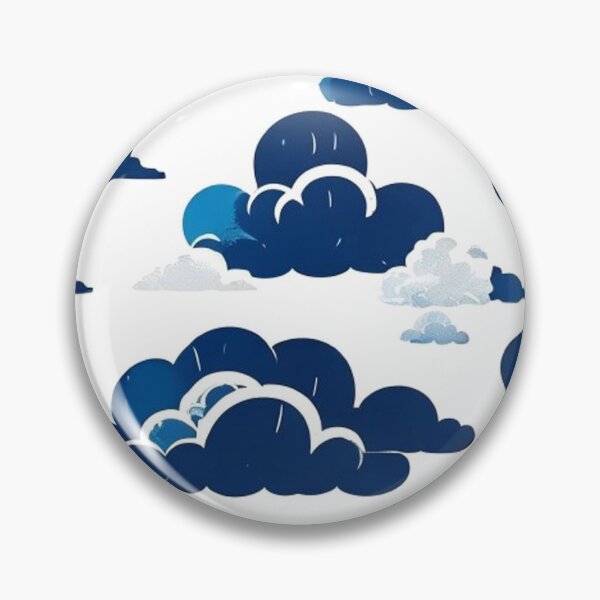 Item preview, Modern Batik Mega Mendung Indonesian Cloud Pattern Art Sticker designed and sold by Aditya Andri Purnama.