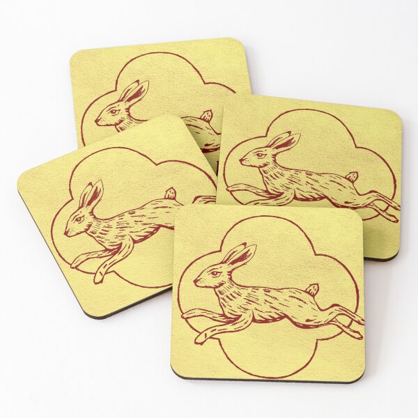 Item preview, Running Hare Illustration designed and sold by moonshinemais.