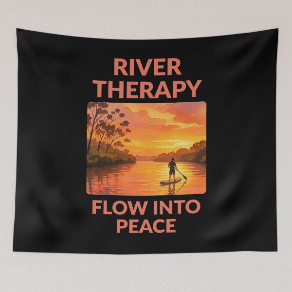 Item preview, River Therapy - Flow Into Peace designed and sold by WildArtStudioPL.