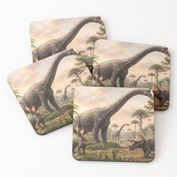 Item preview, Red Tyrannosaurus Rex Dinosaur World Jurassic Landscape Art designed and sold by ART ATTACK ZONE.