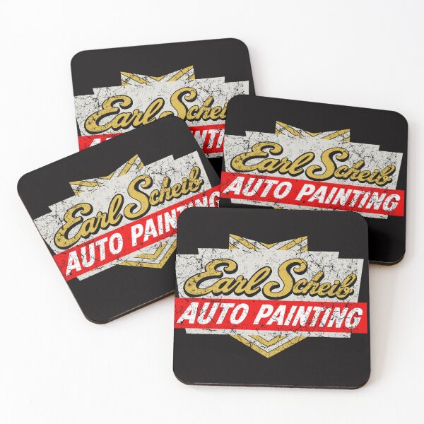 Item preview, Classic retro muscle car Earl Scheib hot rod  designed and sold by BlueLineLAX.