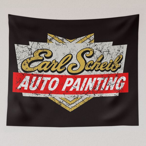 Item preview, Classic retro muscle car Earl Scheib hot rod  designed and sold by BlueLineLAX.