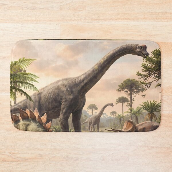 Item preview, Red Tyrannosaurus Rex Dinosaur World Jurassic Landscape Art designed and sold by ART ATTACK ZONE.